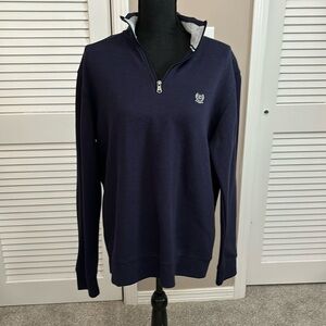 Chaps size large blue pull over.
